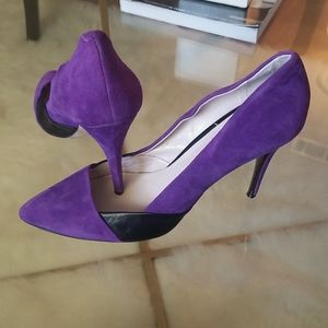 Purple Suede Vince Camuto Pump